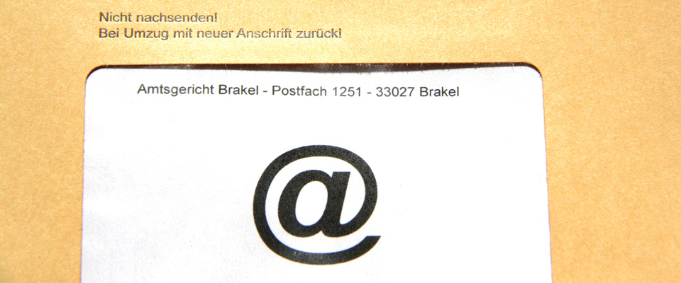 E-Mail-Hinweis